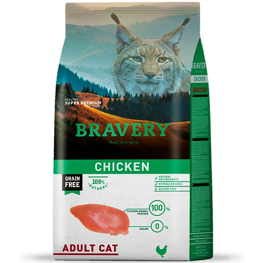 BRAVERY CHICKEN ADULT CAT 2 KILOS