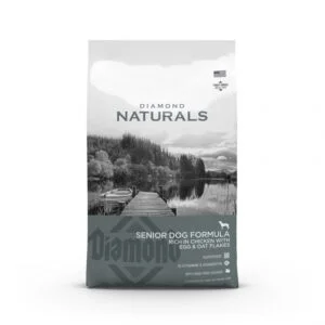 DIAMOND NATURAL FÓRMULA PARA PERROS SENIORS RICA EN POLLO CON HUEVO Y COPOS DE AV