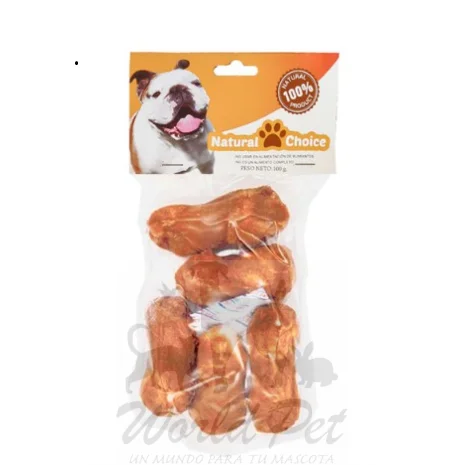 Natural Choice Huesos de Carnaza Bañados en Pollo 100 Gr