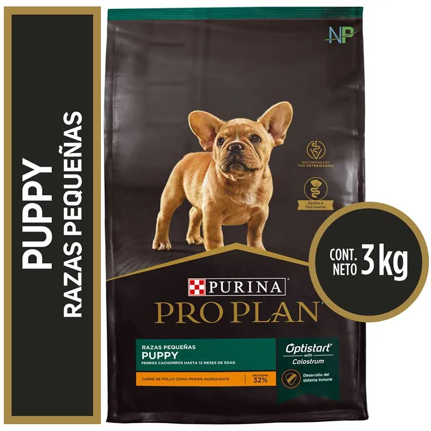 PRO PLAN PUPPY RAZAS PEQUEÑAS 3 KILOS